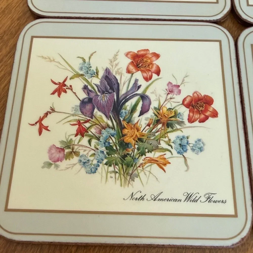 Pimpernel cork coaster set